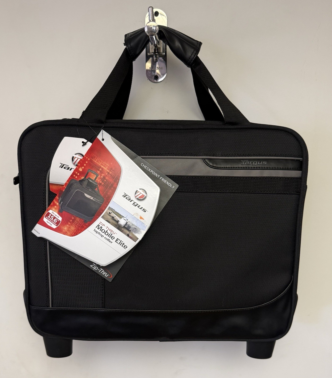 NWT Targus Mobile Elite 15.6" Rolling Laptop Case Zip-Thru Travel Bag
