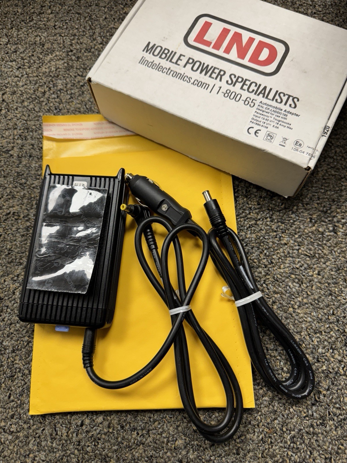 1x Panasonic Toughbook LIND 12V Cig Charger CF-LNDDC120 CF-33 CF-31 CF-54 FZ-55