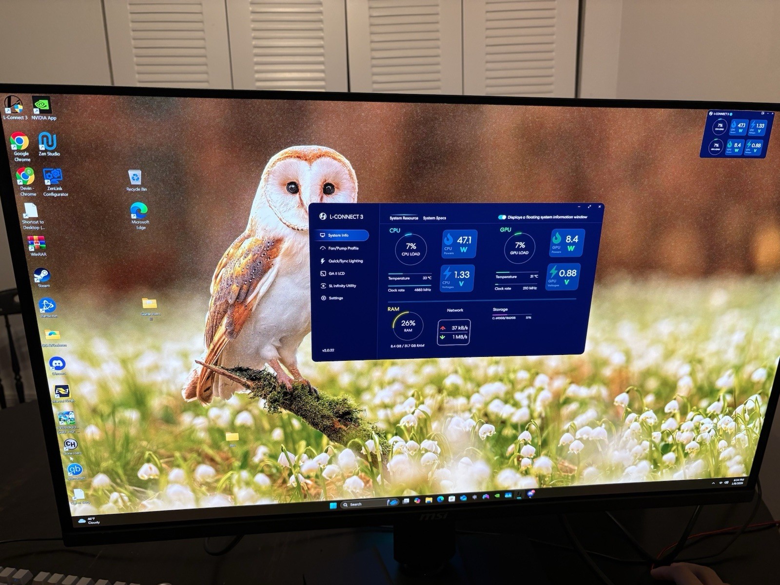 MSI MAG 321UPX QD-OLED 32" UHD, 240Hz/0.03ms HDR 400 Gaming Monitor (READ)(#3)