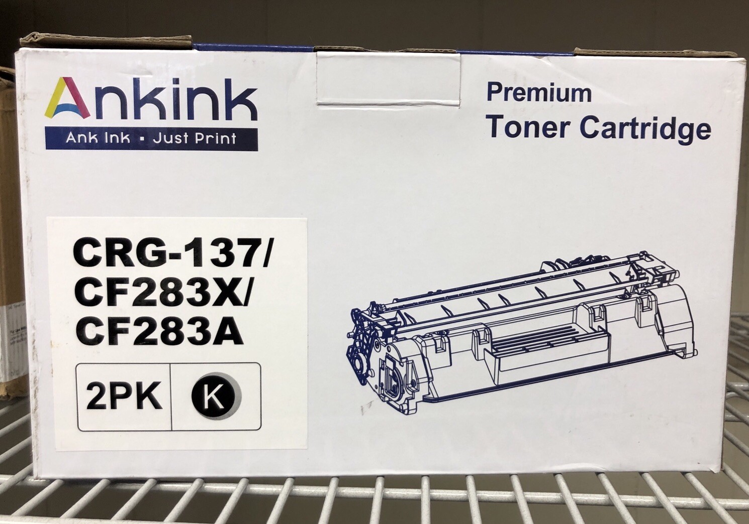 Ankink Premium Toner .2PK Cartridge .CRG-137/CF283X/CF283A