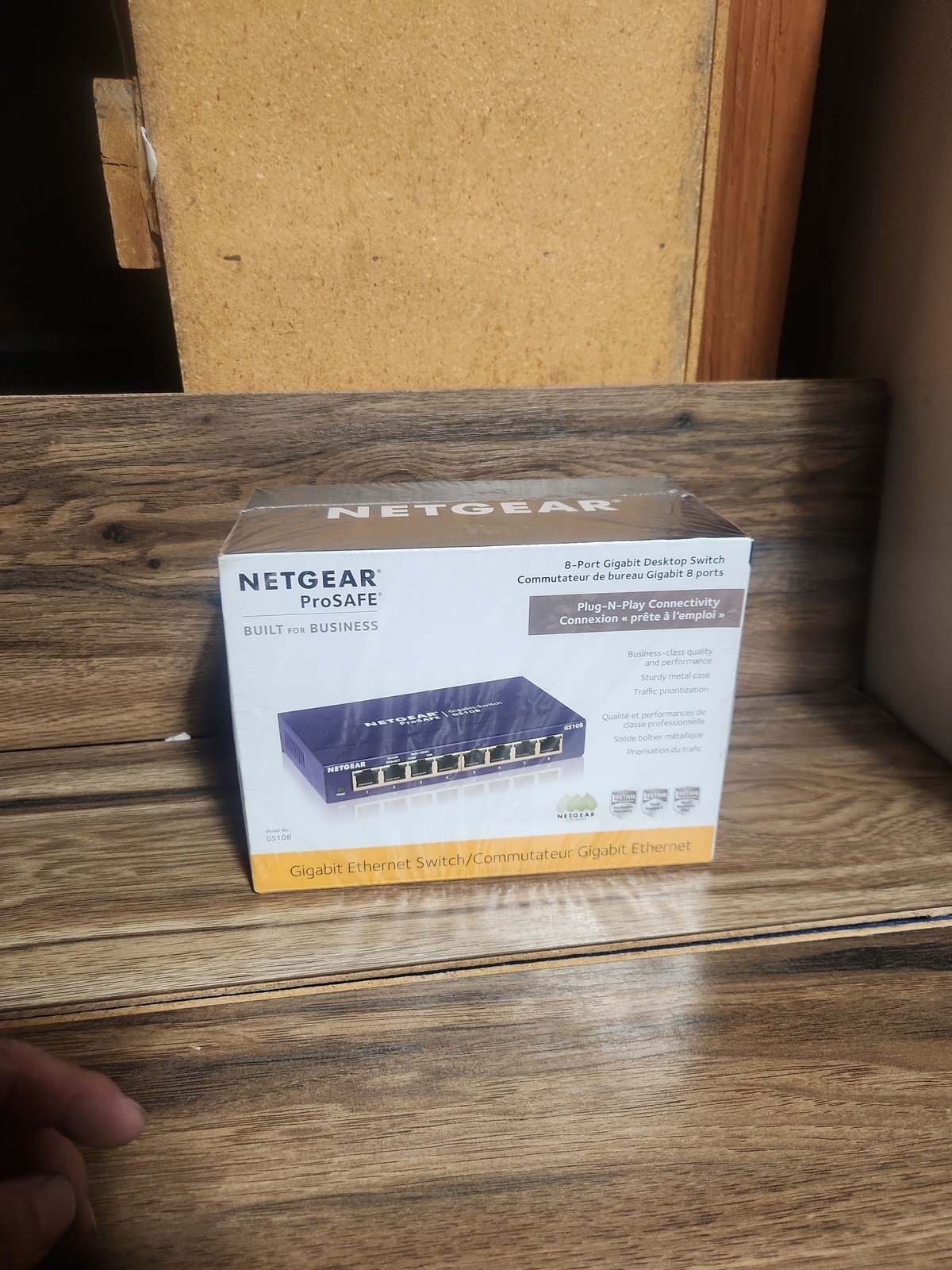 NETGEAR ProSafe GS108-400NAS 8-Port Gigabit Switch