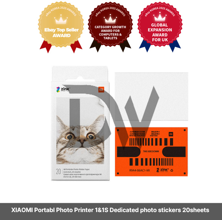 XIAOMI Portabl Photo Printer 1&1S Dedicated photo stickers 20sheets