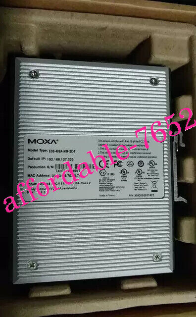 MOXA  EDS-408A-MM-SC-T   BRAND NEW IN BOX . SHIP Fast Shipping