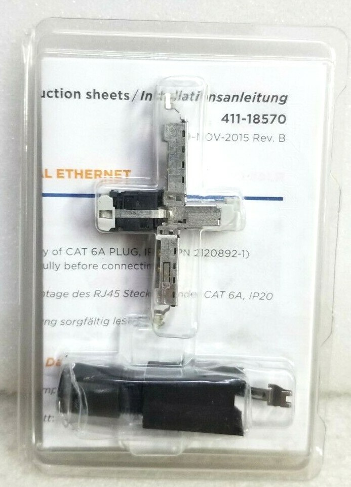 TE Connectivity 2120892-1 Industrial Ethernet RJ45 Cat 6A Plug 411-18570