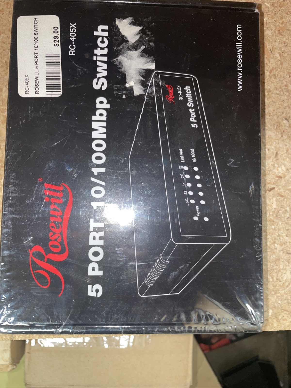 Rosewill RC-405X 5-Port 10/100mBPS Switch *New Unused*