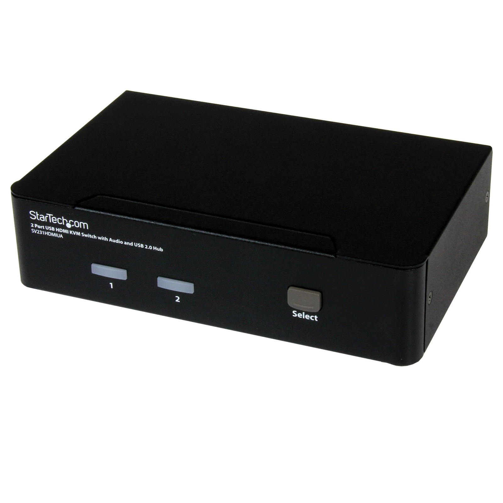 StarTech.com 2 Port USB HDMI KVM Switch / Switcher with Audio and USB 2.0 Hub 2
