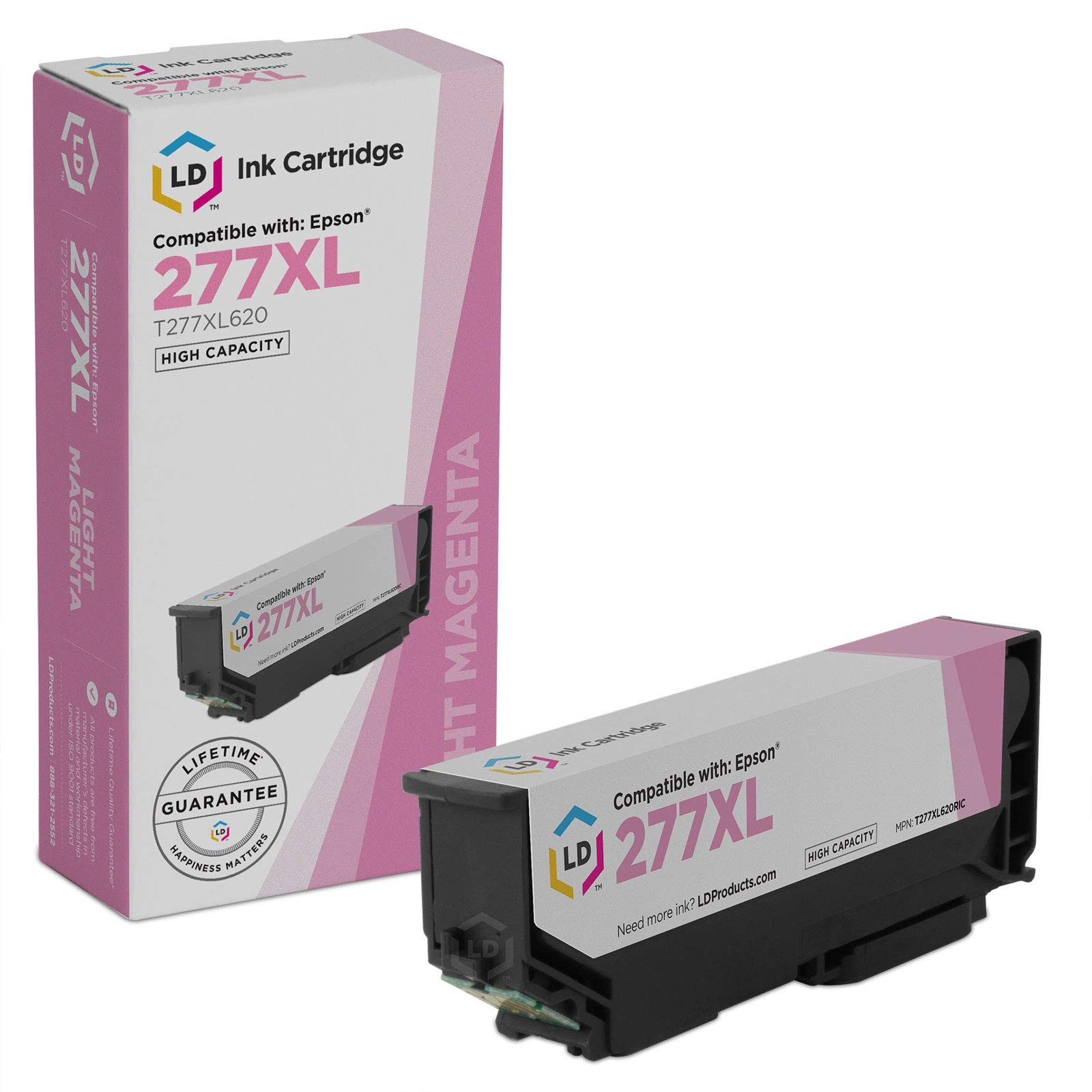 LD T277XL620 277XL Light Magenta Inkjet Cartridge for Epson XP-850 XP-860 XP-950