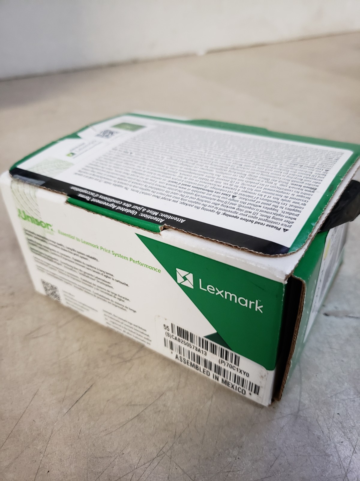 Lexmark 70C1XY0 Yellow Toner Cartridge