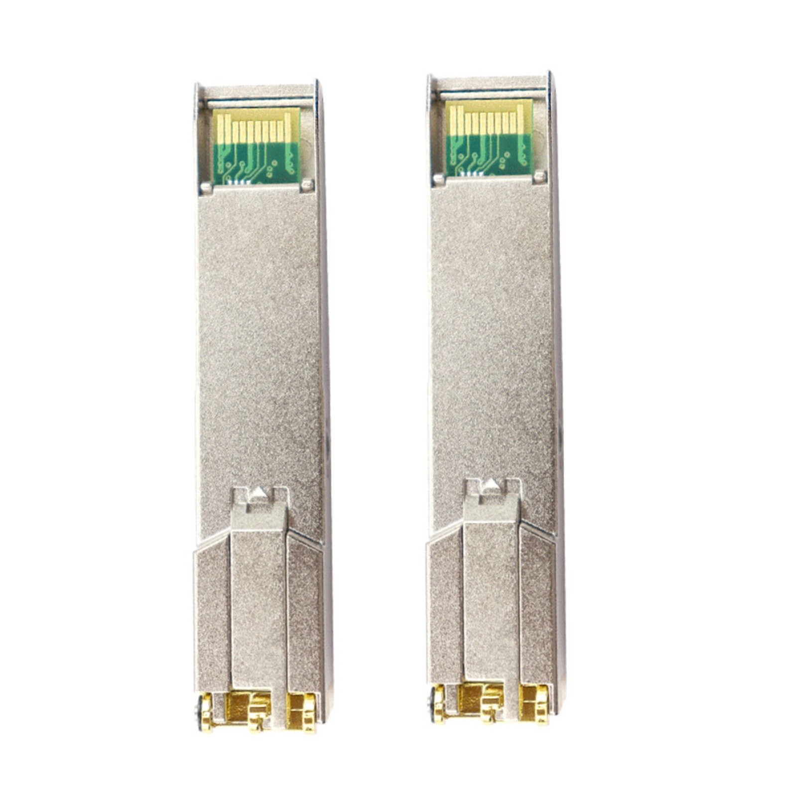 2Pcs 1000BASE-T Gigabit SFP to RJ45 Copper Ethernet Modular Transceiver C