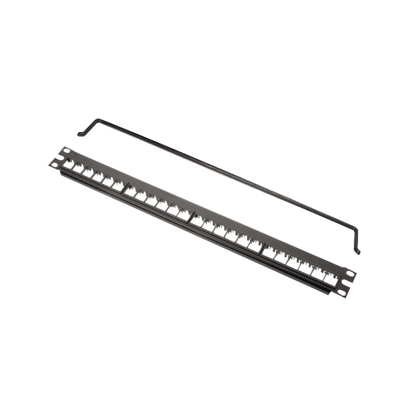 Belden AX101456 24-Port 1U Rack Flex Patch Panel Black