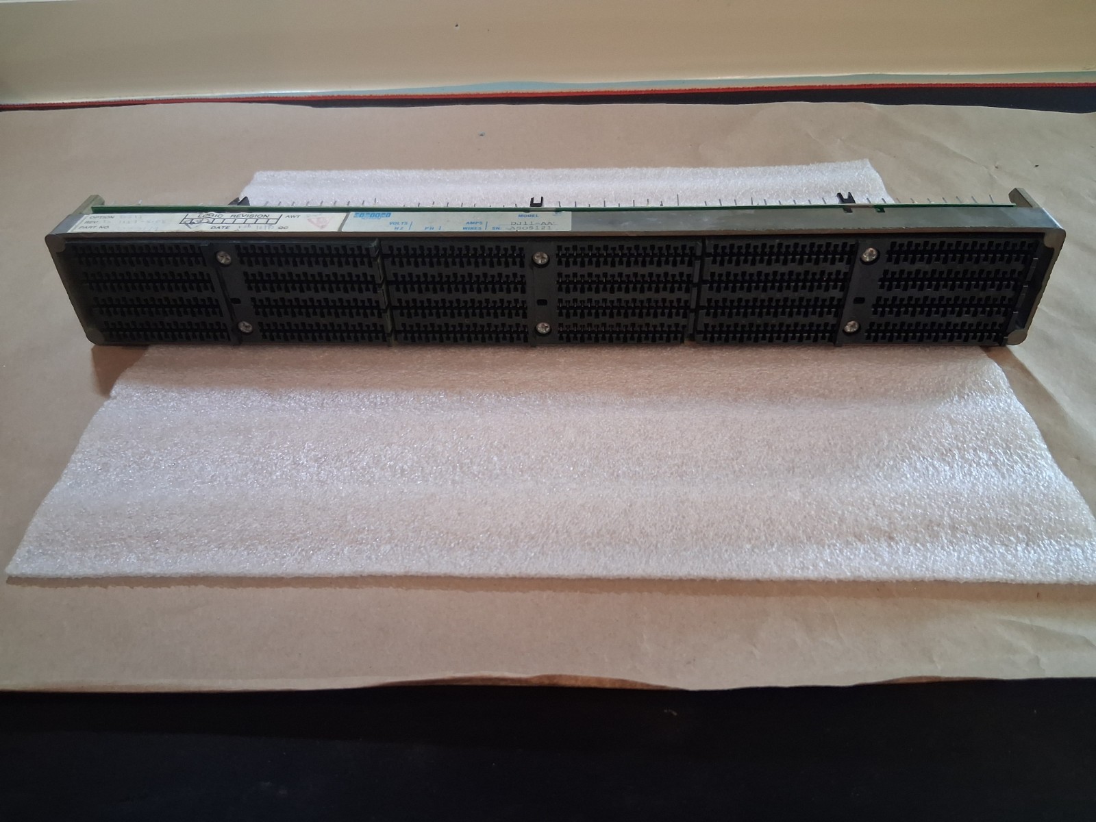 DEC Digital Corporation DJ11-AA 4 slot UNIBUS Backplane 70-9179