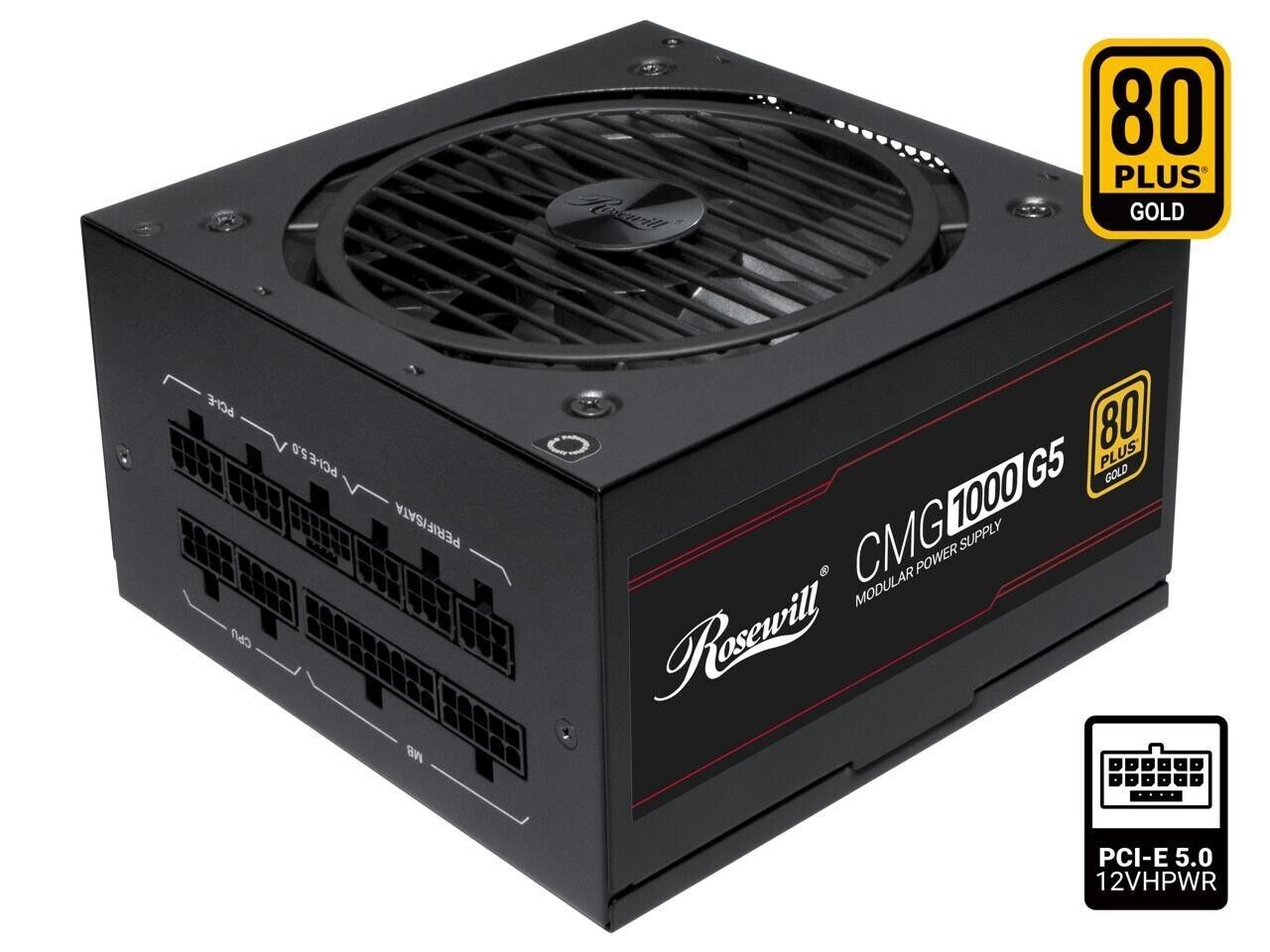 Rosewill CMG1000 G5 80 Plus GOLD Modular Power Supply