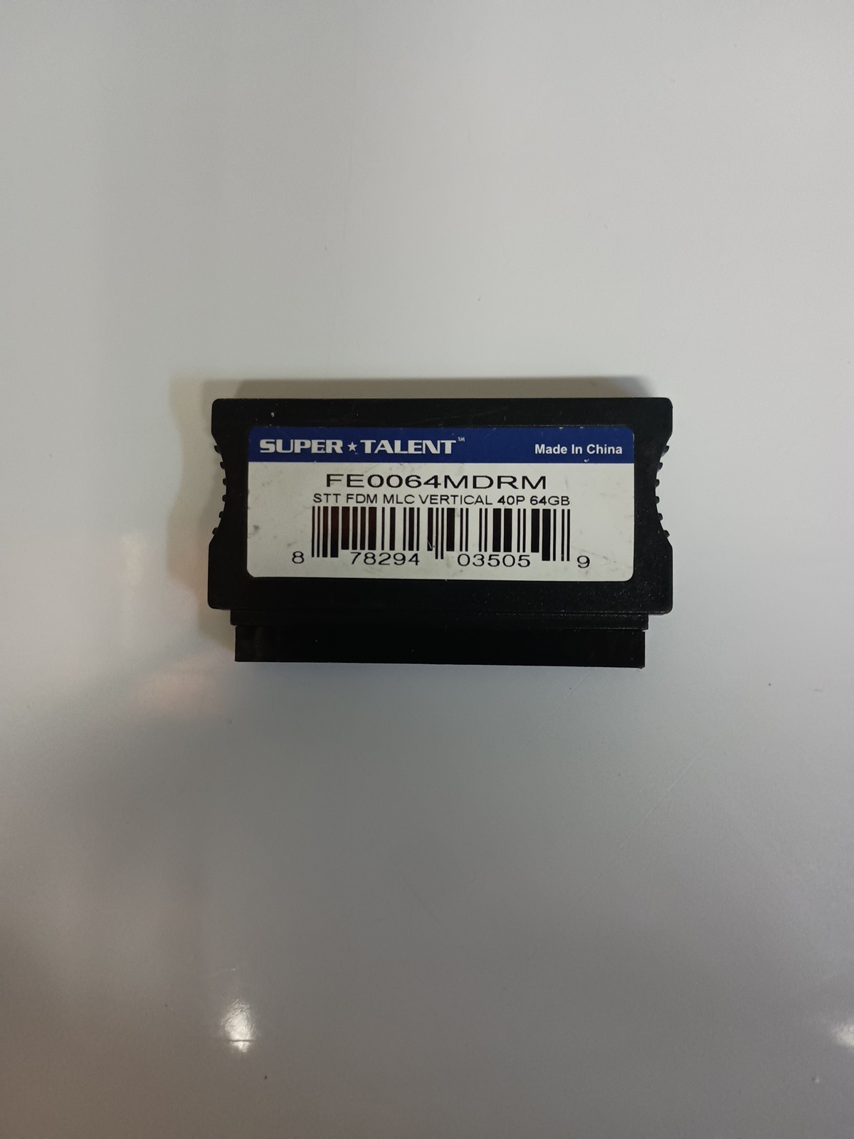 Super Talent FE0064MDRM 64GB MLC ATA/IDE (PATA) 40-Pin Vertical FDM SSD