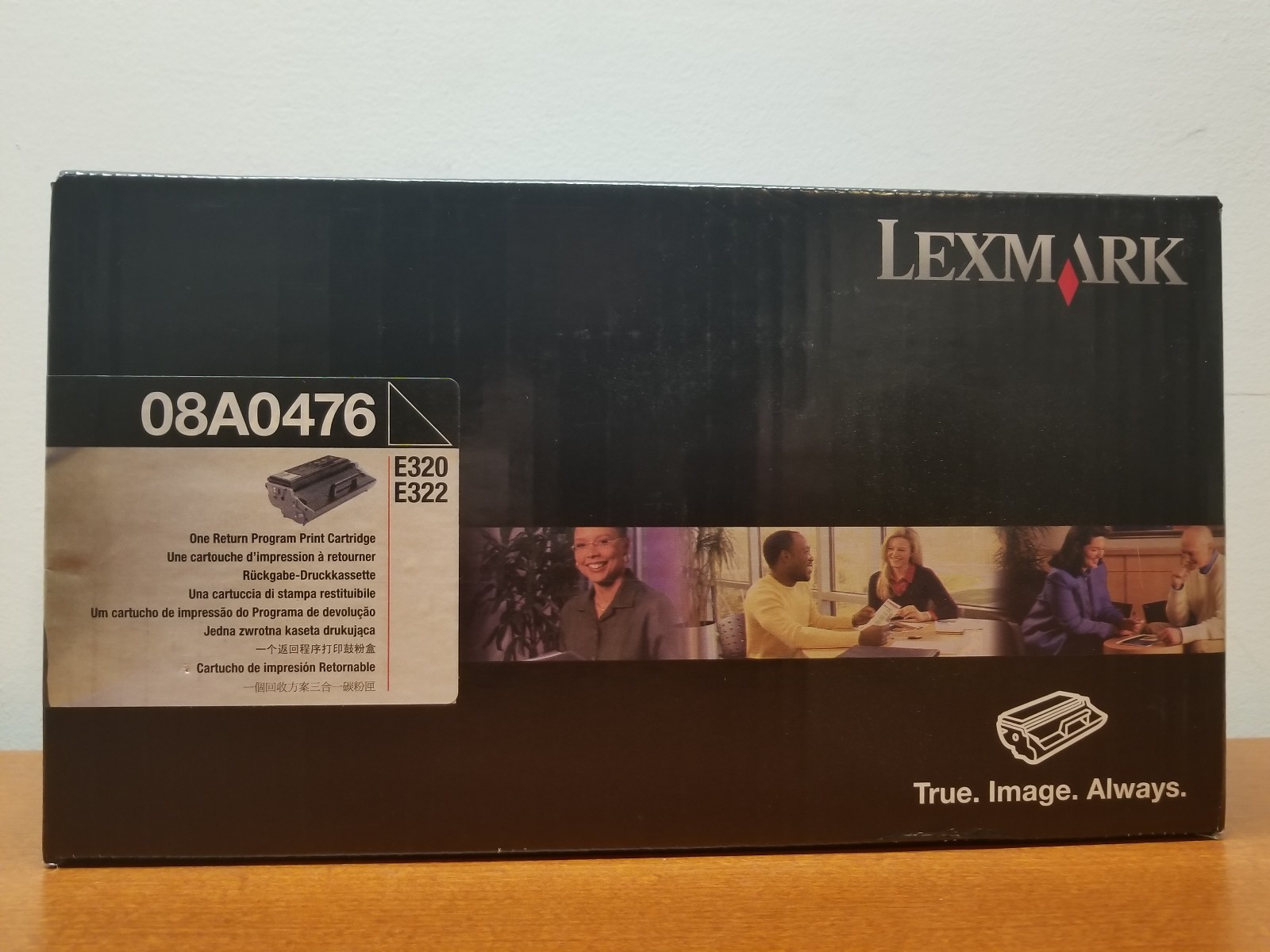 New Sealed Lexmark 08A0476 Black Toner Cartridge E320 Genuine OEM 