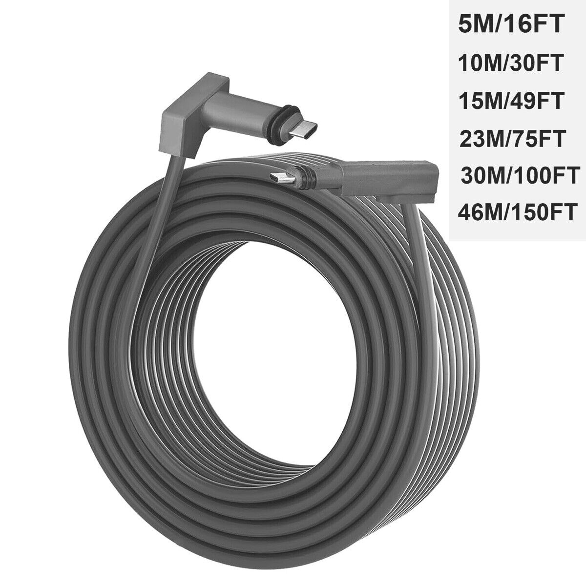 16/30/75/150FT Internet Replacement Cable For Starlink Satellite V2 Dish Router