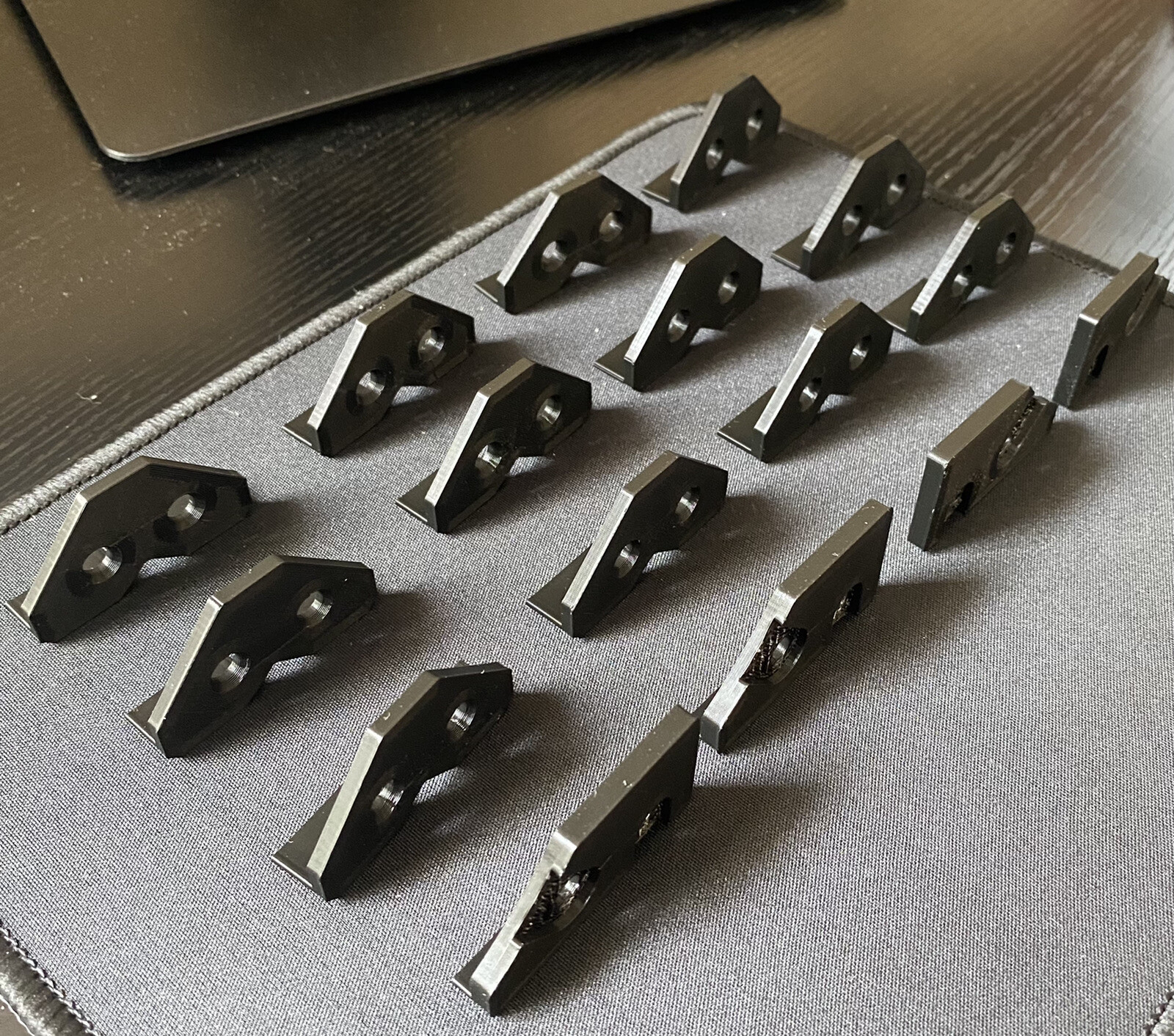 Fan Brackets for 8 GPU Veddha Mining Rig, Complete Set For 120/140mm Fans, Black