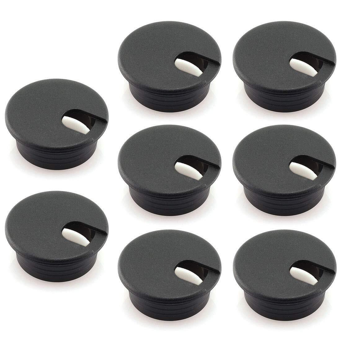 8pcs 1-1/2 inch Desk Wire Cord Cable Grommets Hole Cover for Office PC Desk C...