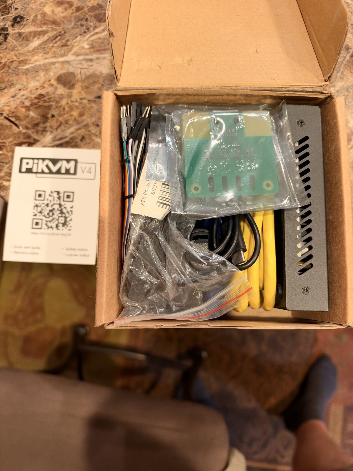 PiKVM V4 Mini KVM over IP, Raspberry Pi CM4, Remote BIOS Access, ATX Control