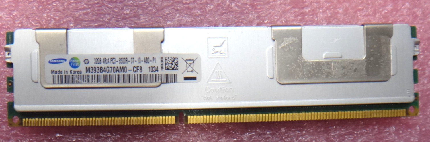 Genuine SAMSUNG 32GB 4RX4 PC3-8500R M393B4G70AM0-CF8