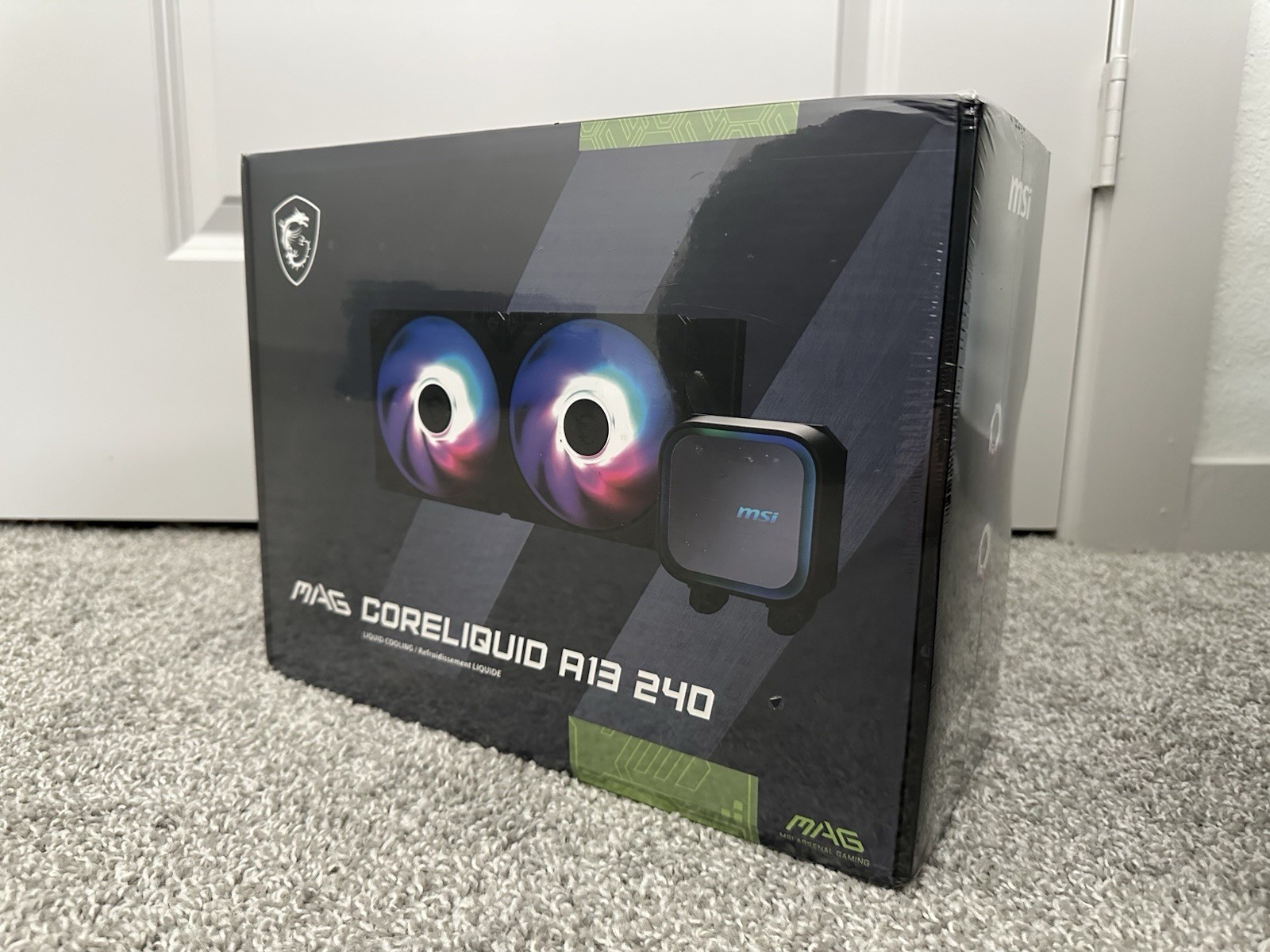 MSI MAG Coreliquid A13 240 AIO ARGB CPU Liquid Cooler 240mm - Brand New Sealed