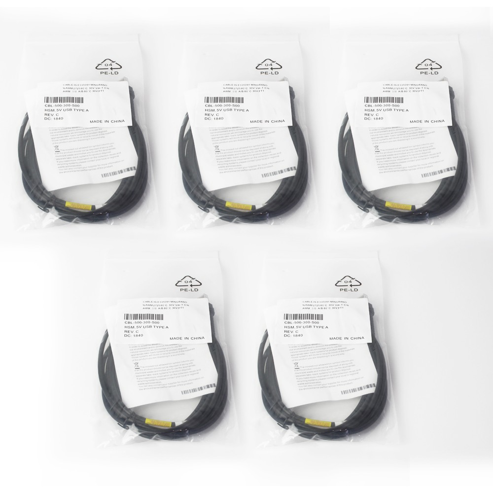 Honeywell CBL-500-300-S00 USB Cable Lot of 10 - 3M Straight Scanner Interface
