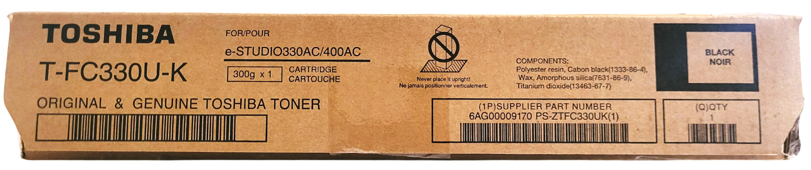 Toshiba T-FC330U-K Black Toner Cartridge New With Open Box
