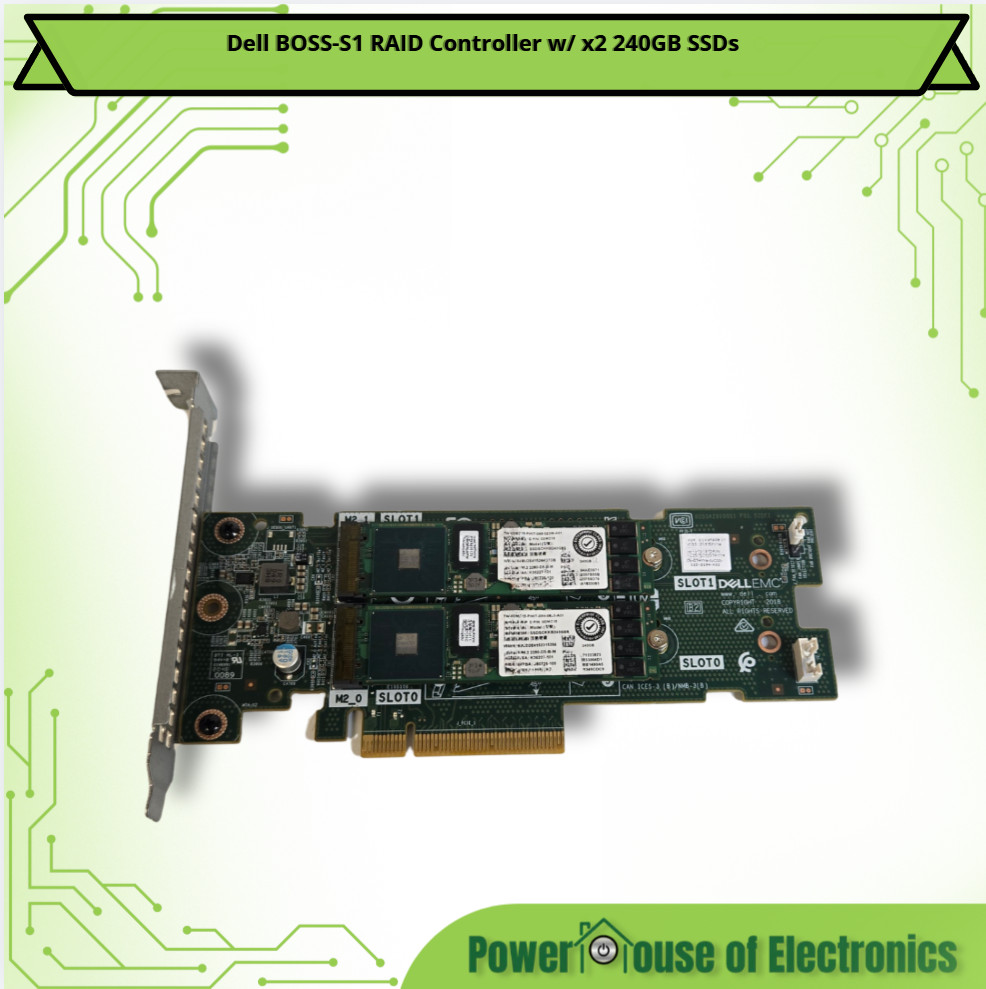 Dell BOSS-S1 RAID Controller w/ x2 240GB SSDs -Full-Height - 07HYY4