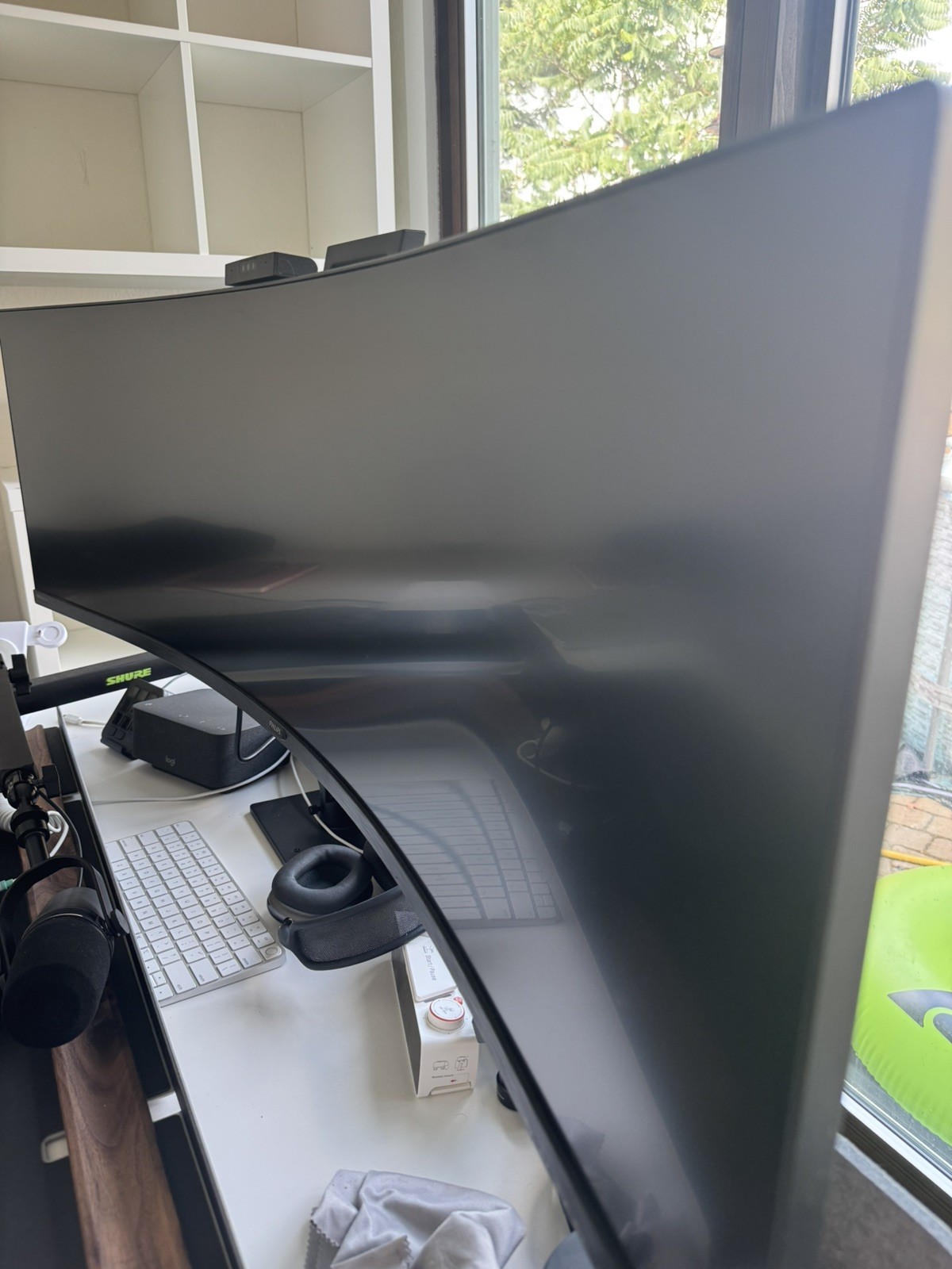 Open Box Philips Brilliance 499P9 49”5120x1440 Curved QHD DUAL MONITOR , Webcam