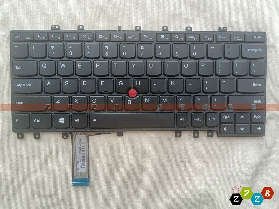 New For LENOVO IBM ThinkPad YOGA S1 S240 YOGA 12 US Keyboard Non-Pointer&Backlit
