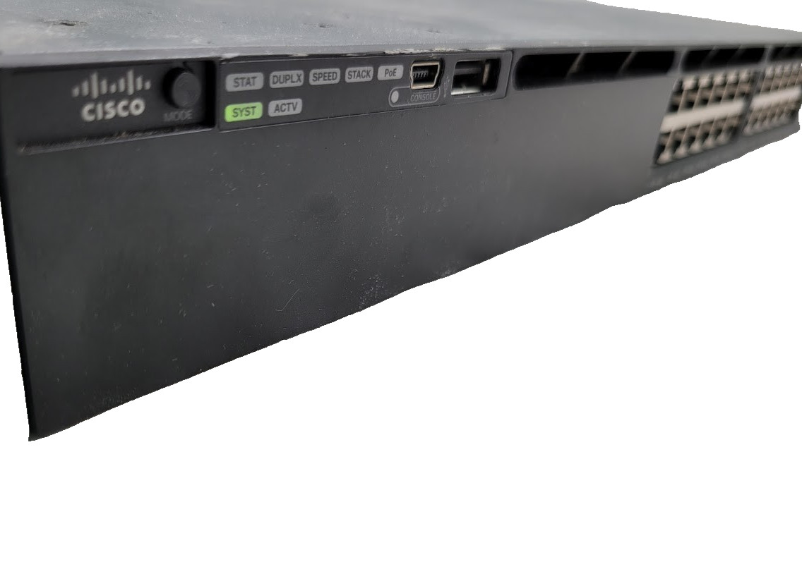 Cisco WS-C3650-24TS-E 24-Port Managed Gigabit Switch