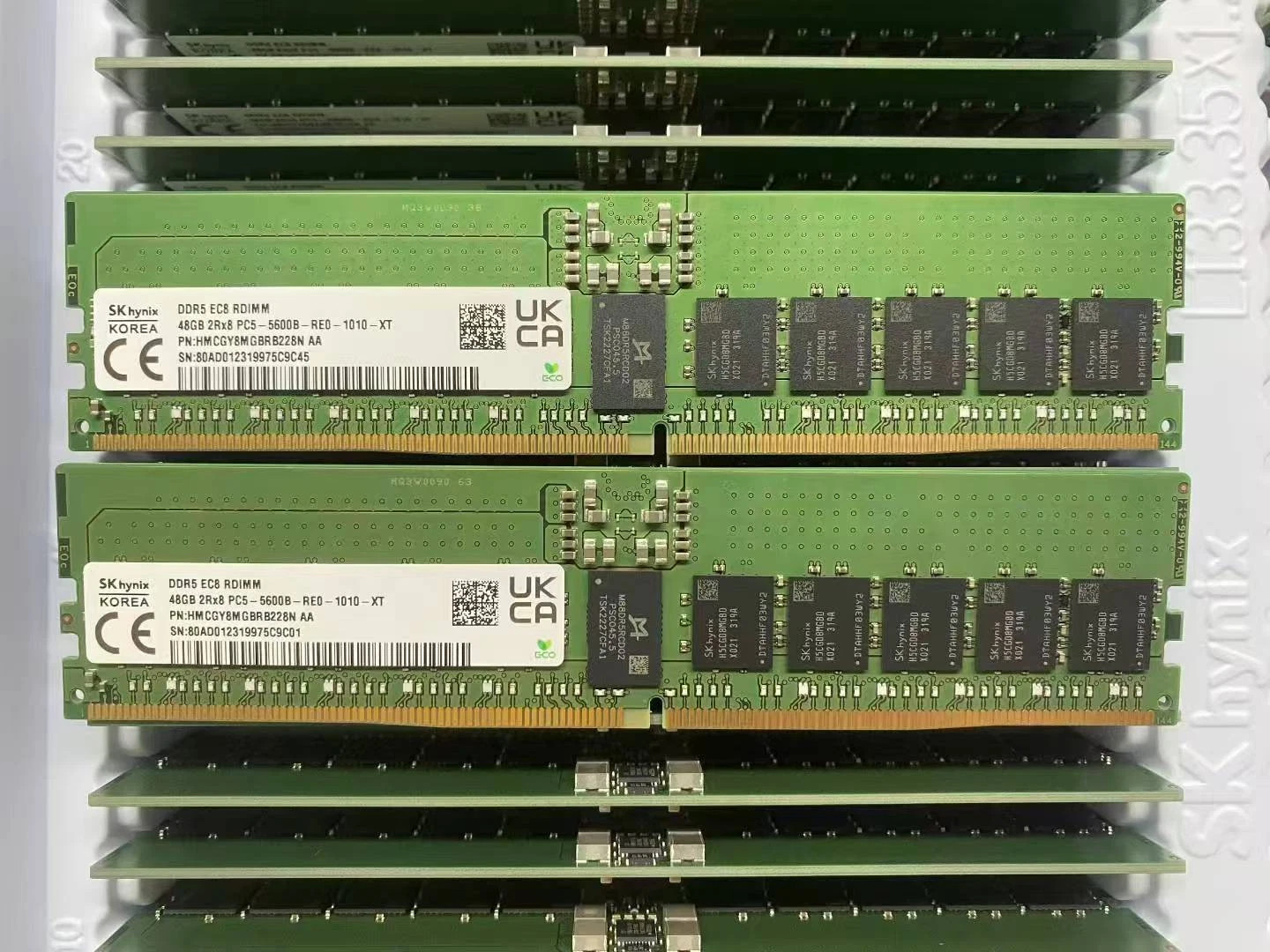 SK Hynix 48G 2RX8 DDR5 5600 RDIMM REG RECC Server Memory 48GB