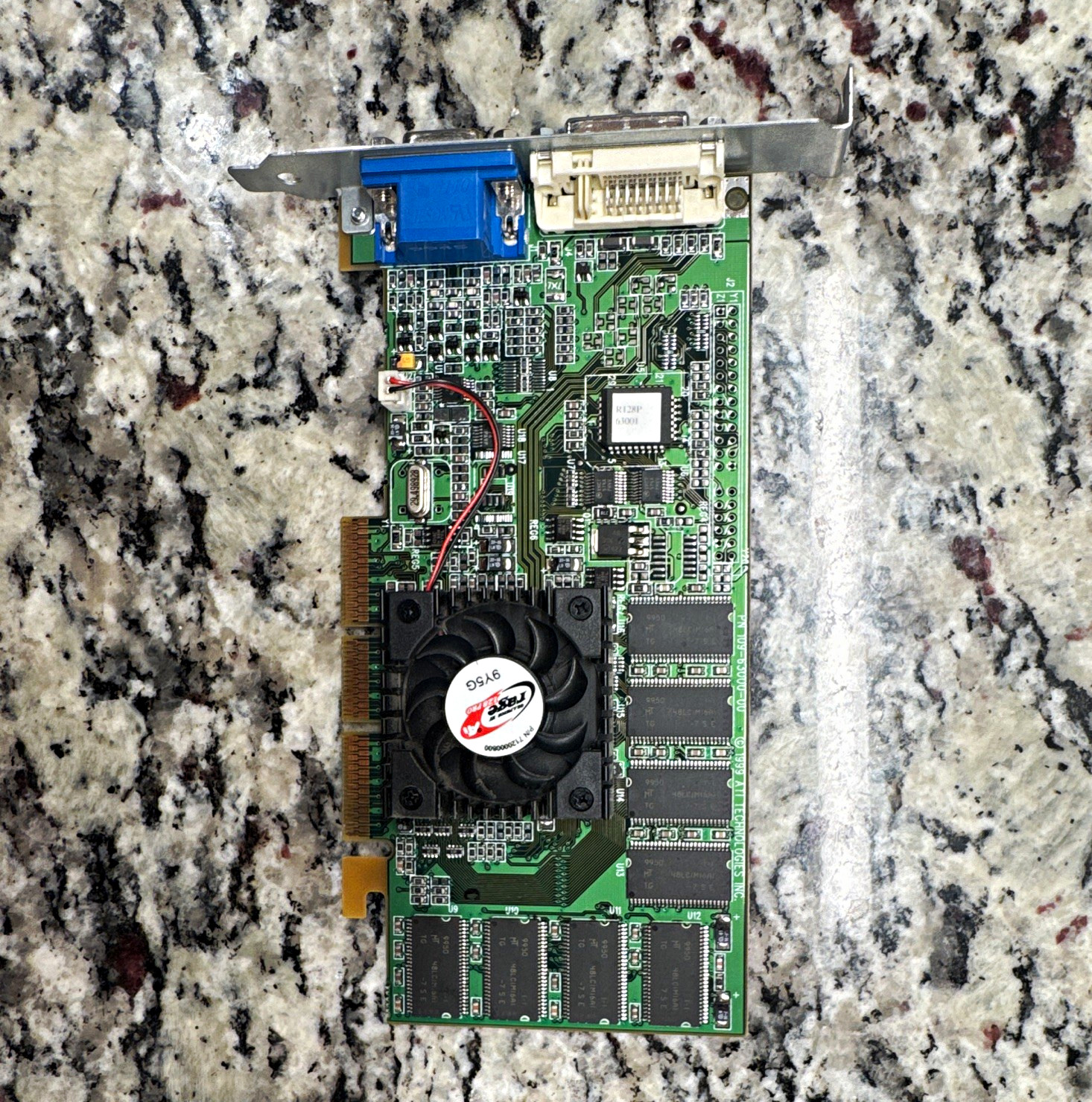 Vintage ATI Rage 128 Pro 16MB AGP Graphics Video Card