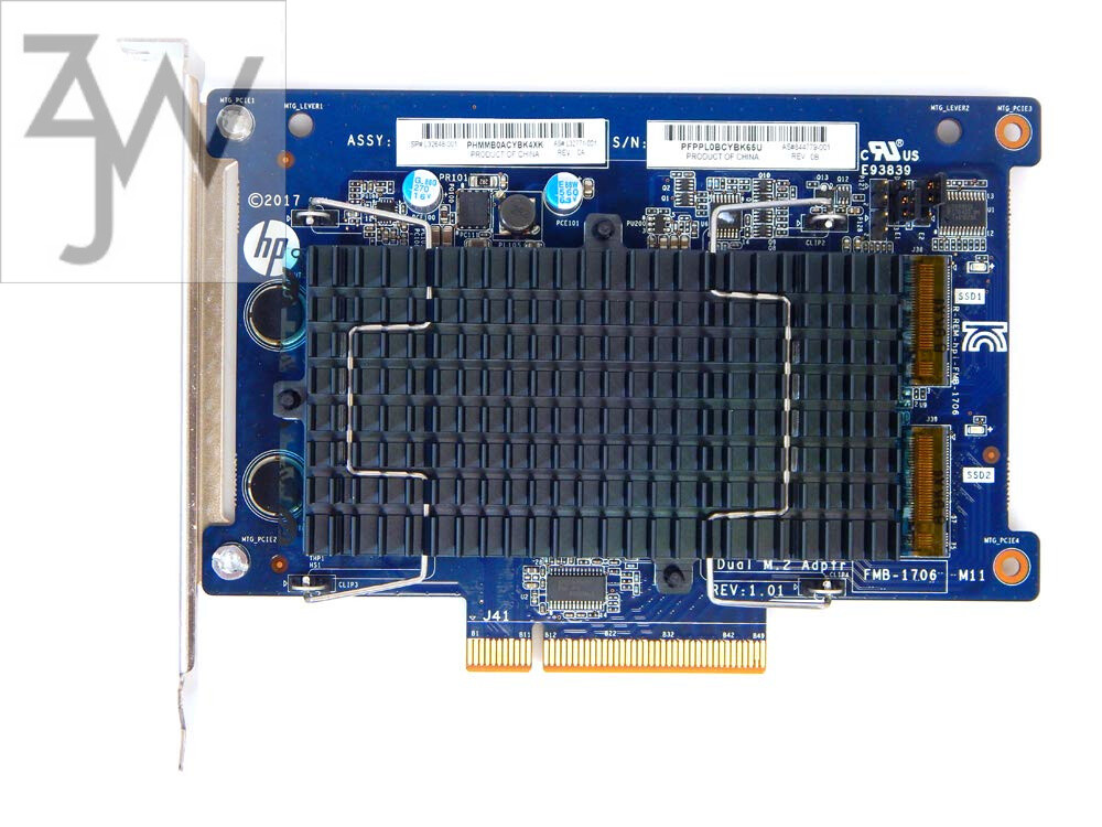 HP 844779-001 L32771-001 For HP Z Turbo G2 M.2 PCIe Adapter Card 742006-003