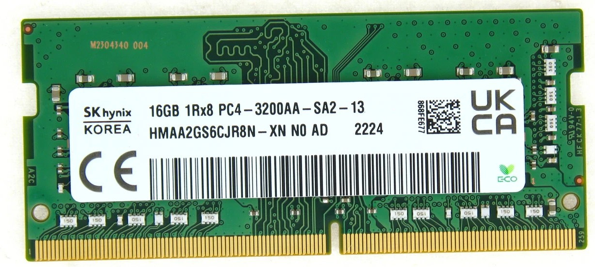 HP L47726-001 SK Hynix 16GB DDR4 3200MHz PC4-25600 2Rx8 SODIMM Laptop Memory RAM