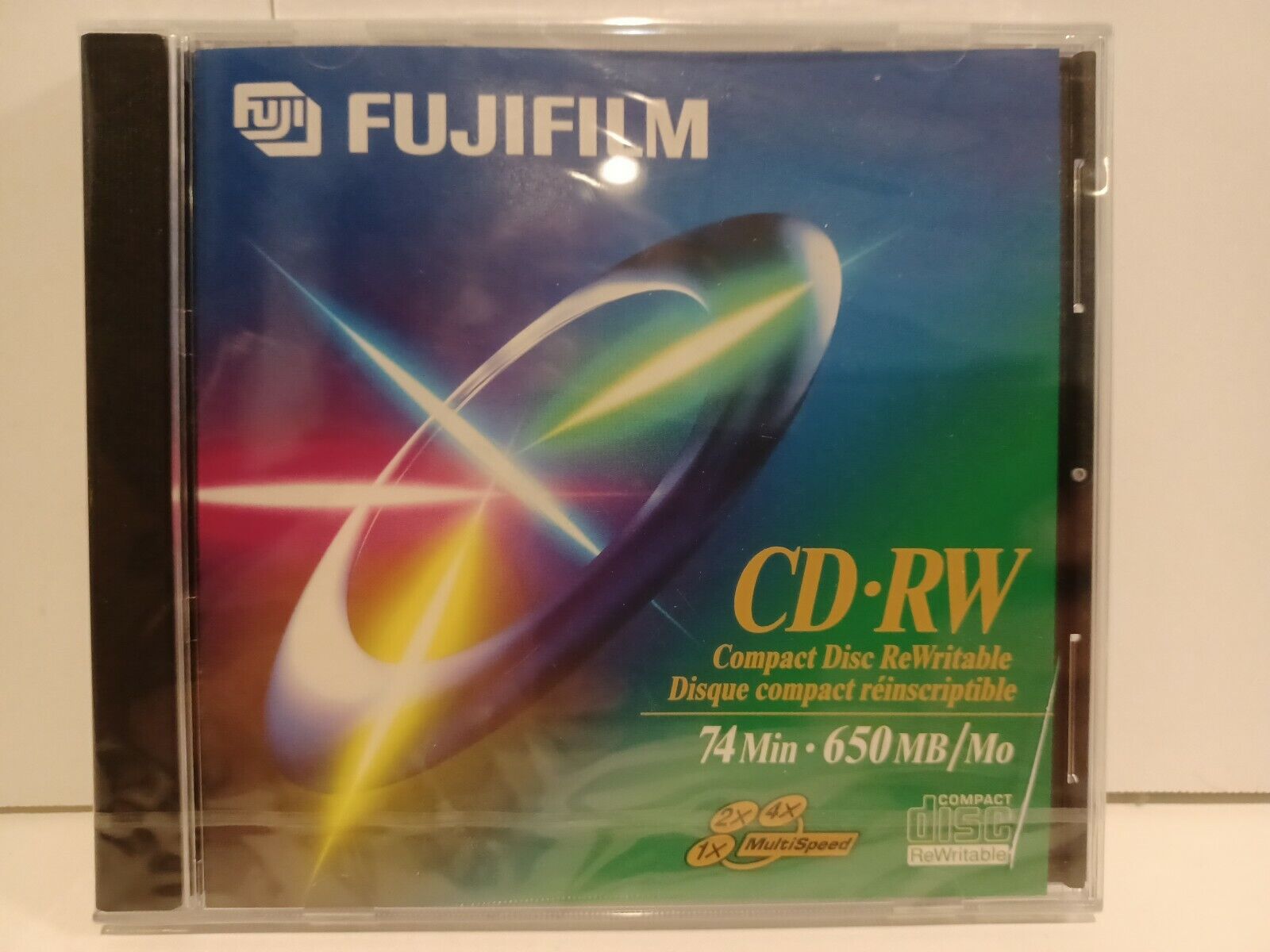 FujiFilm 74-Minute • 650 MB CD-RW Compact Discs NIP Sealed