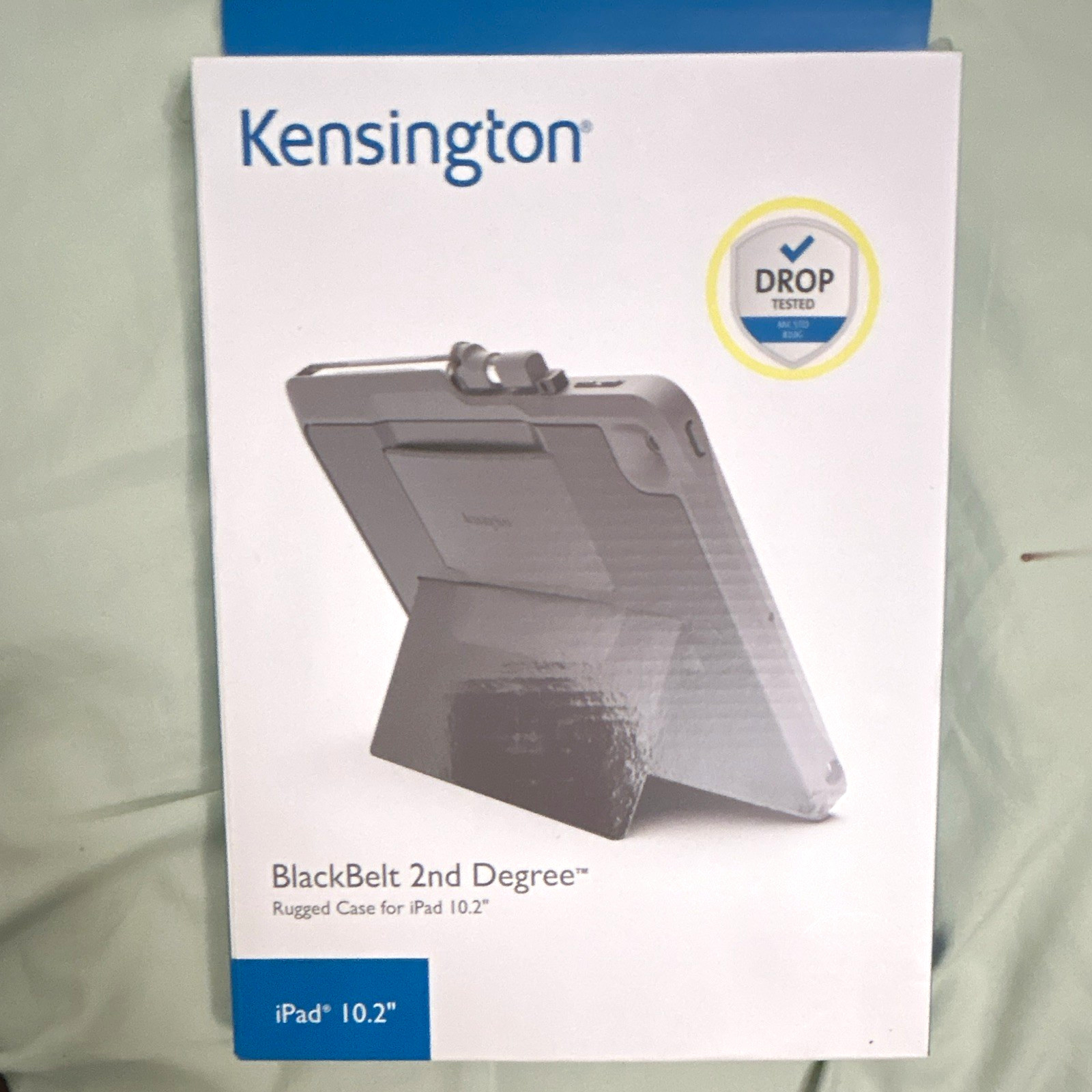 Kensington BlackBelt 2nd Degree Rugged Case iPad 10.2 Stand Protector Black