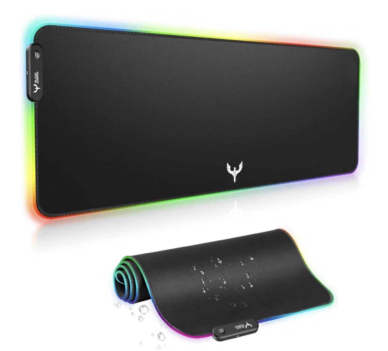 BladeHawks RGB Gaming Mouse Pad XL LED 31.5in Extended Mat