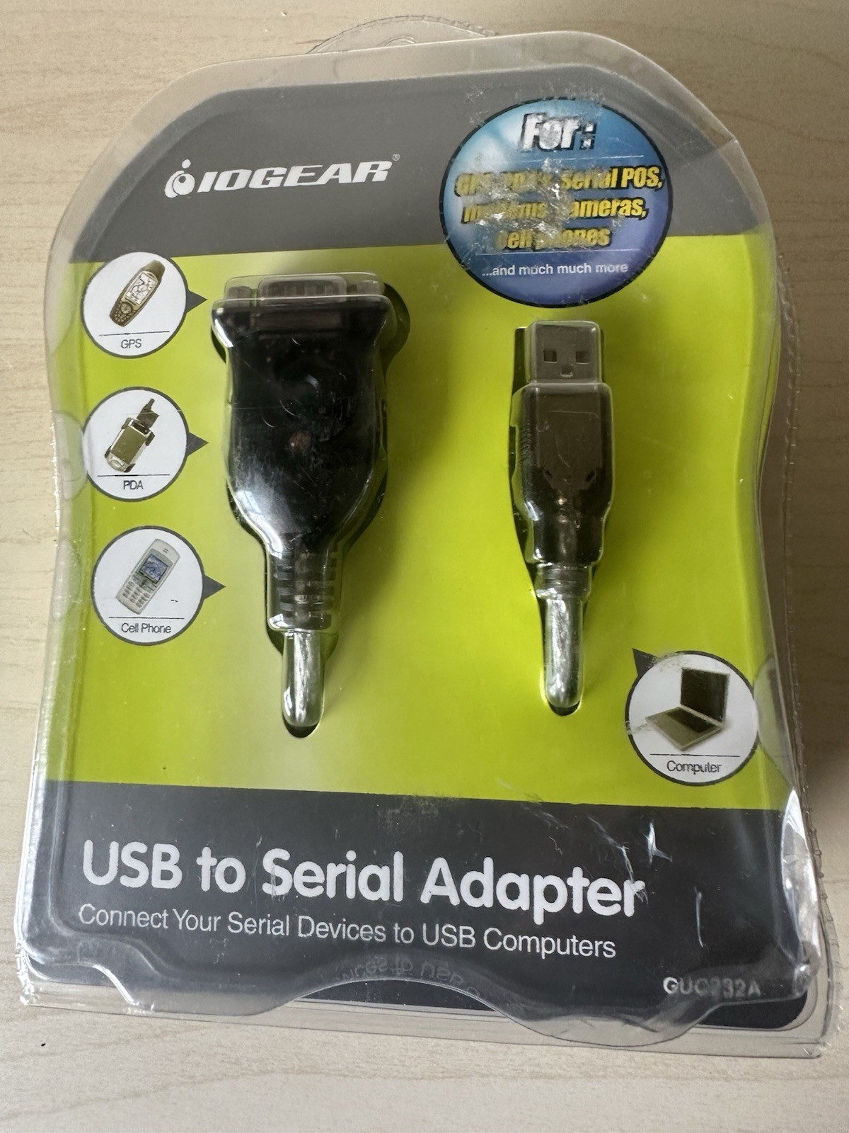IOGEAR Model GUC232A 16" USB to Serial RS-232 Adapter