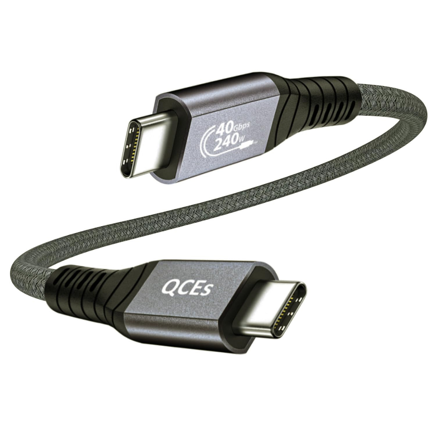 Short USB C Cable 1Ft 40Gbps USB 4 Cable for Thunderbolt 4 High Speed Data
