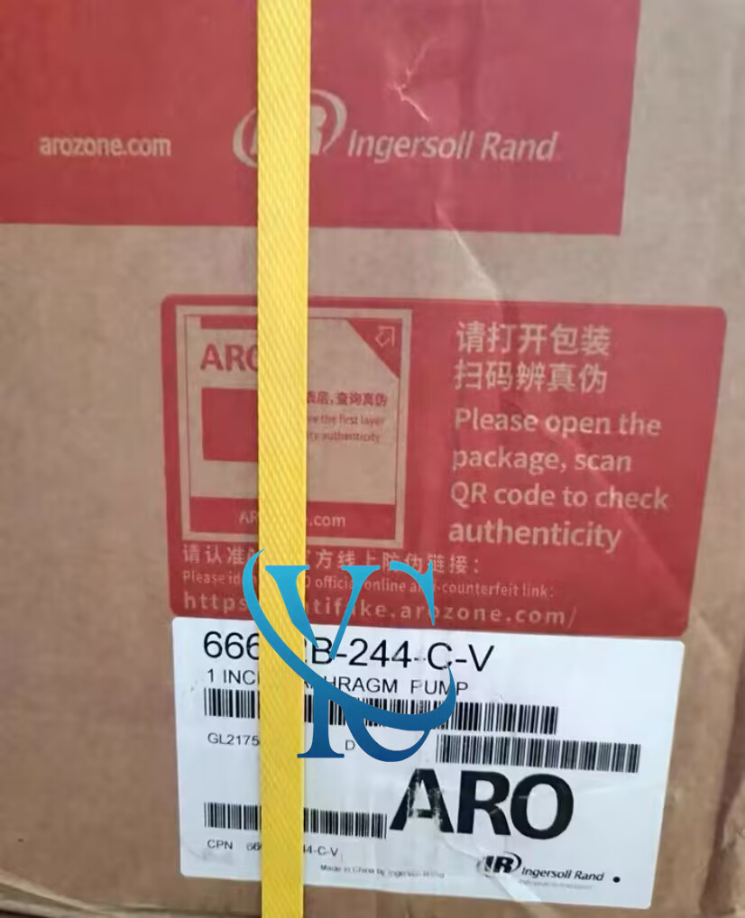 ONE New 66612B-244-C-V Pneumatic Diaphragm Pump Via FedEx or DHL