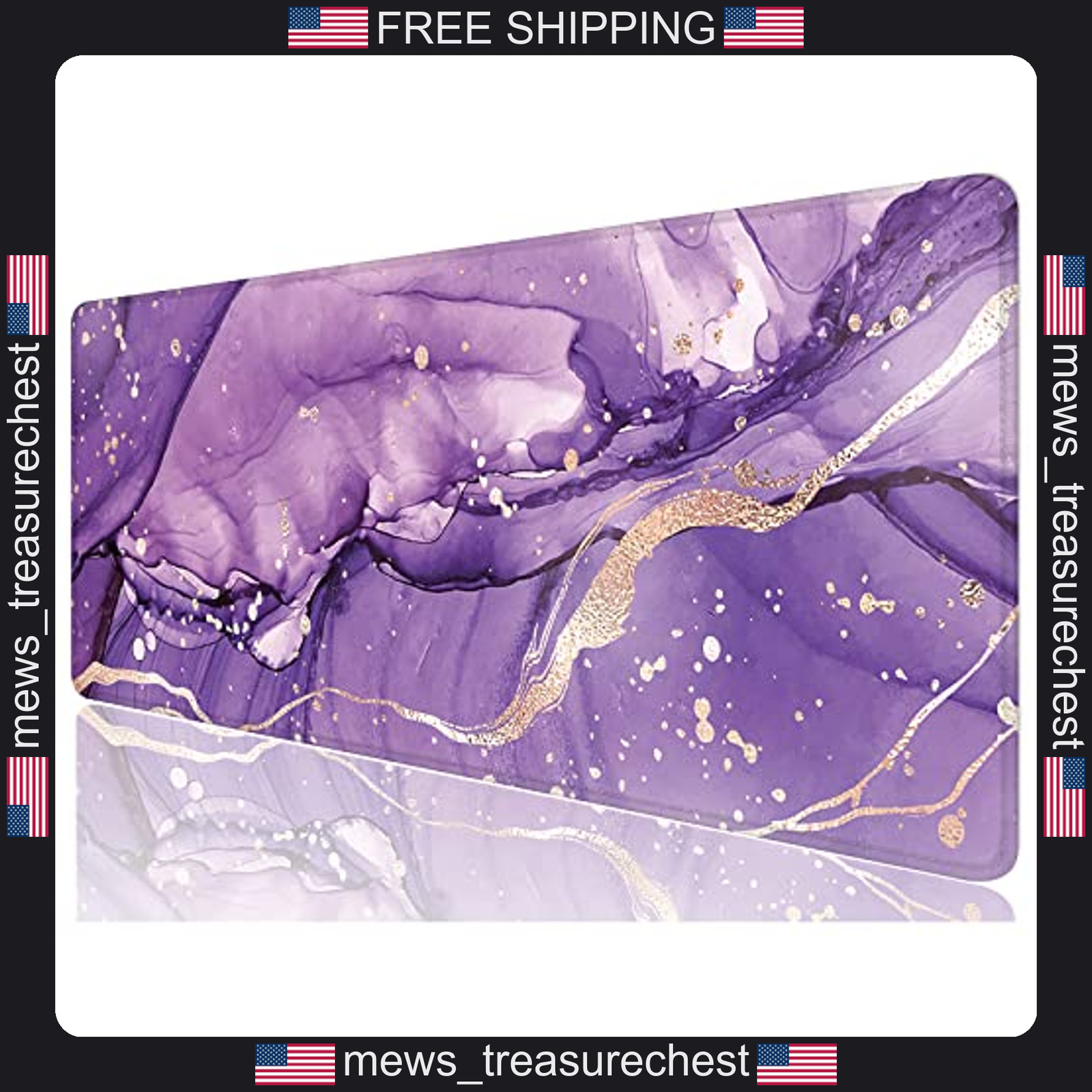 Large Gaming Mouse Pad 32x12 Inches Waterproof Non-slip Desk Mat