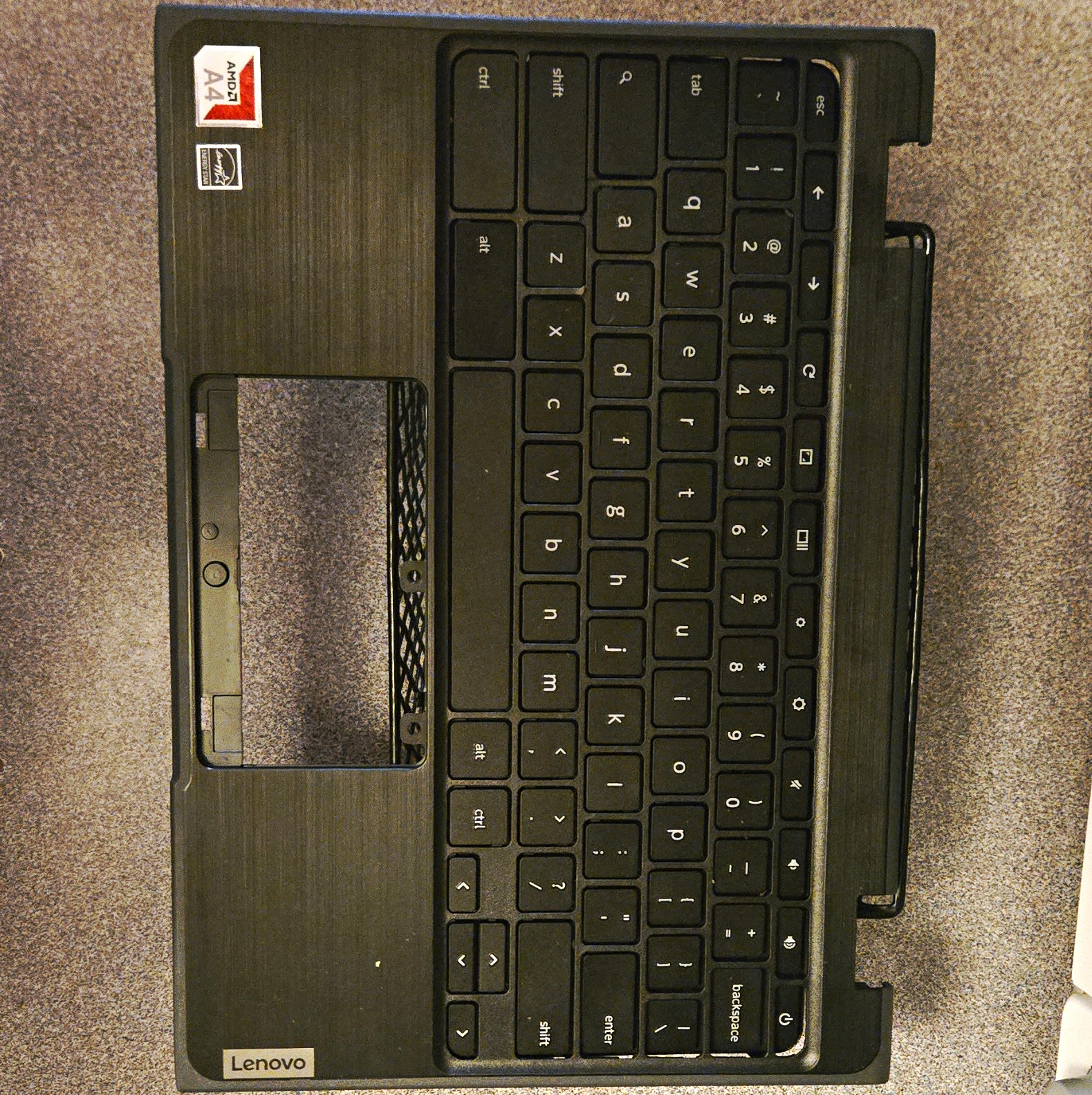 Lenovo Black Laptop Palmrest Top Case Housing with Keyboard for Lenovo