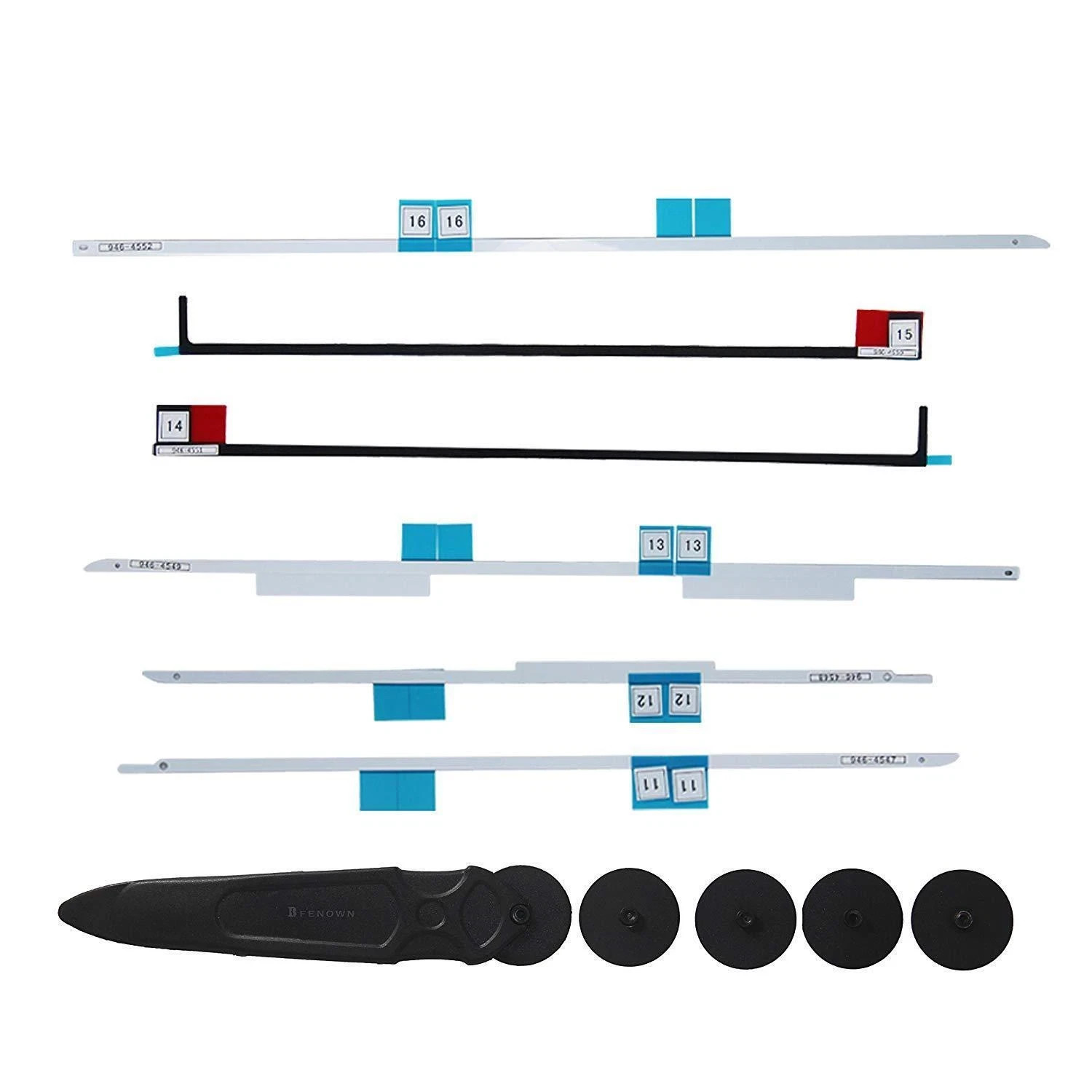 for iMac 27" A1419 2012 2019 LCD Screen Adhesive Tape Strips Opening Wheel Tool