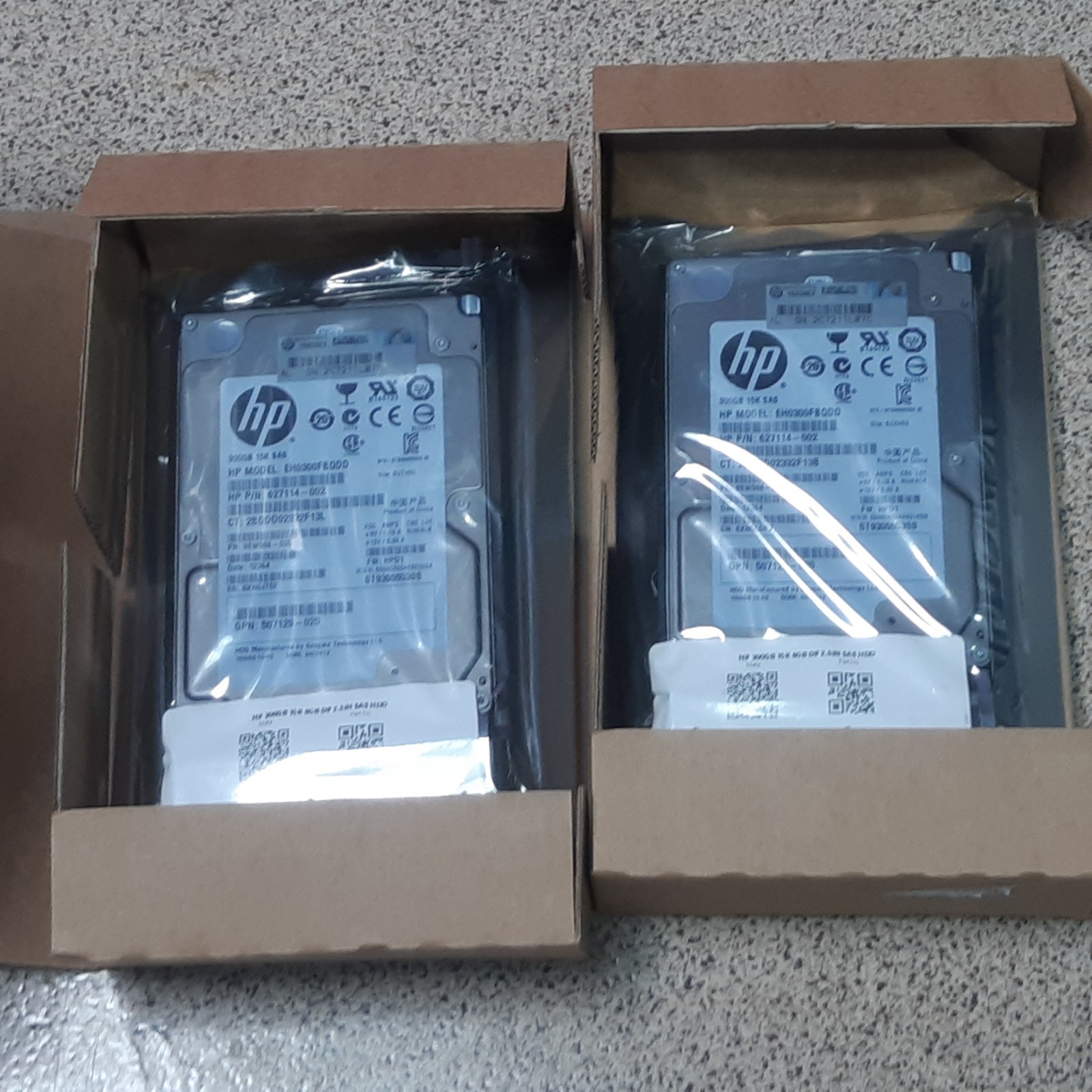 HP 300GB 2.5" 6G 15K SAS HDD Hard Drive EH0300FBQDD 627114-002 ST9300653SS