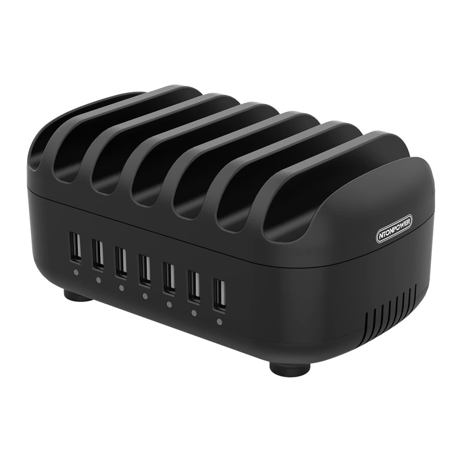 7 Ports Charging Station for Multiple Devices, 70W Charging Station Organizer...