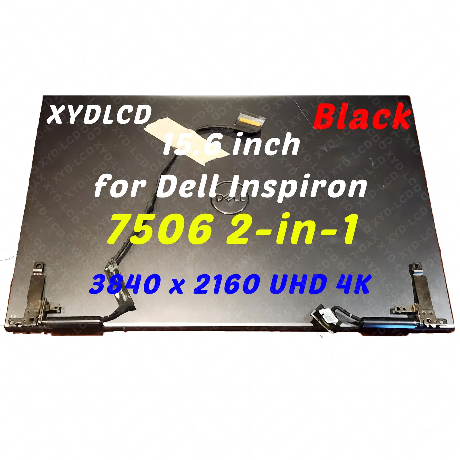 for Dell Inspiron 7506 2-in-1 UHD 05PKJR 6FRV6 LCD Touch Screen Complete Black