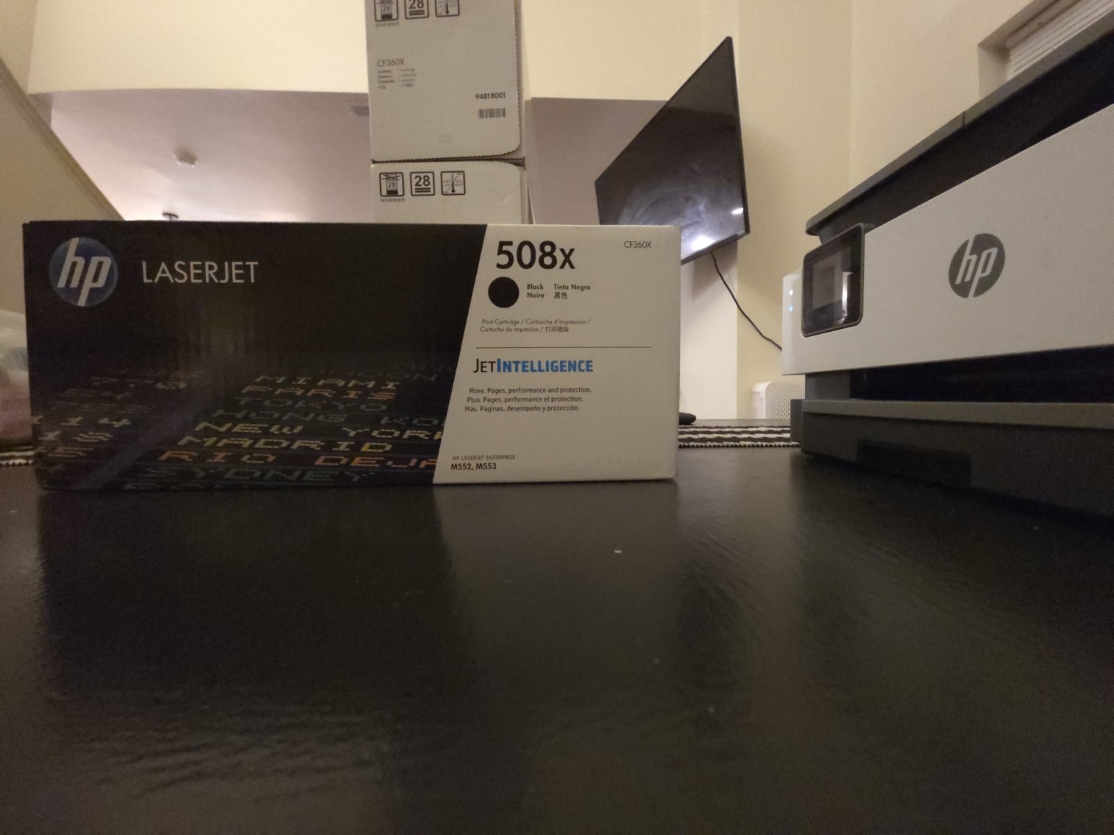 Genuine HP 508X Black Toner  CF360X High Yield OEM Factory Sealed New TonerFlip