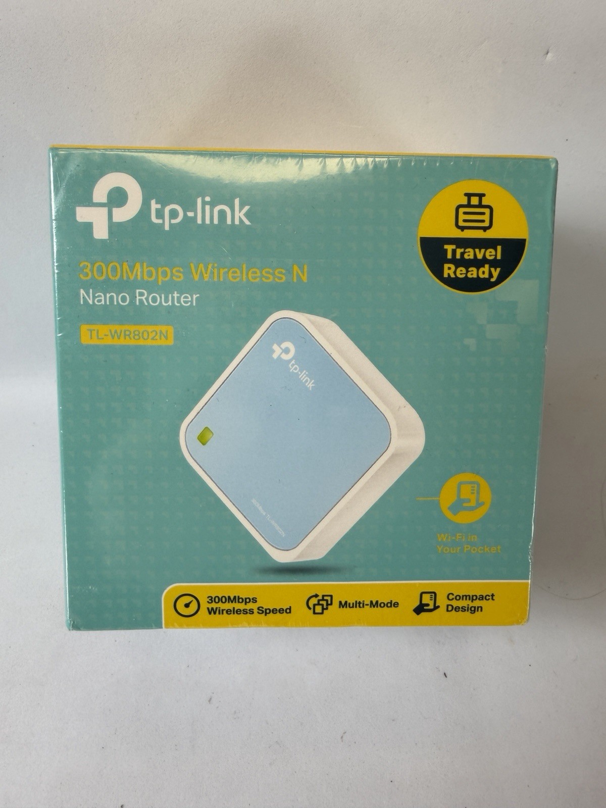 TP-LINK TL-WR802N 300Mbps Wireless N Nano Travel Router Portable WiFi NEW SEALED