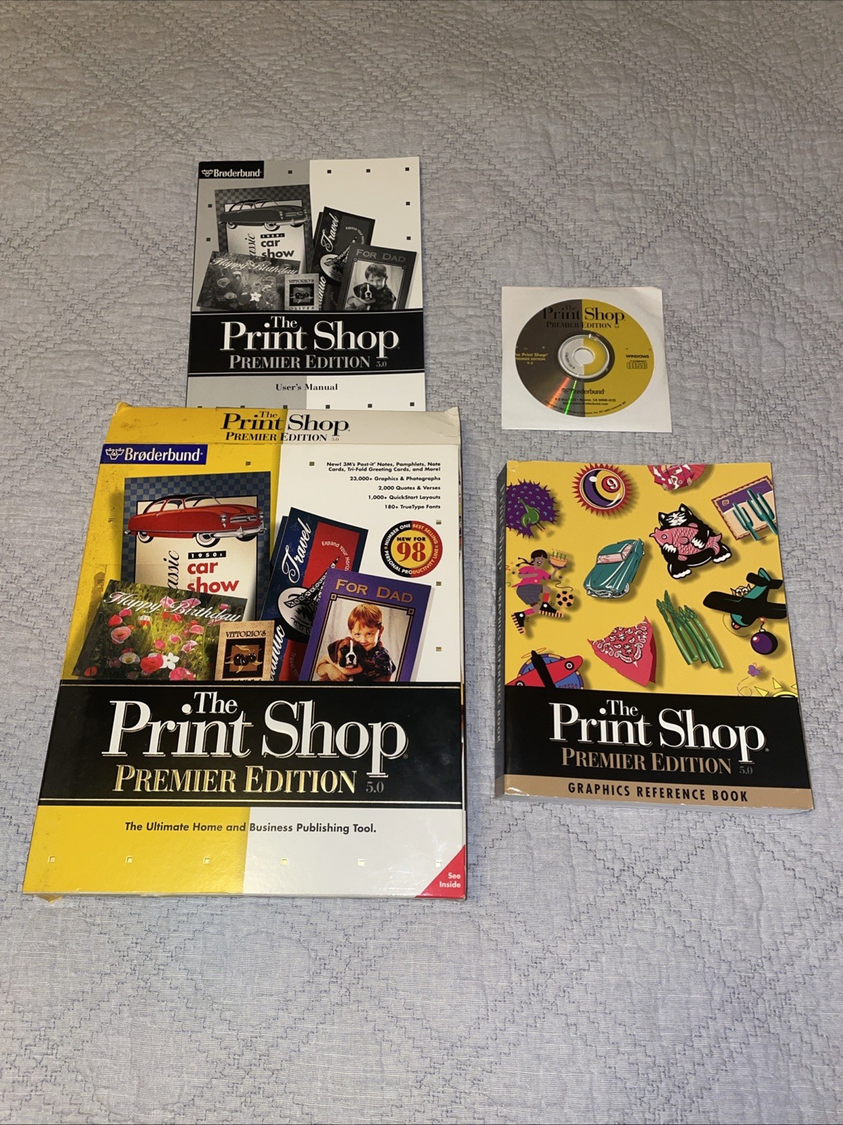 VINTAGE: The Print Shop Premiere Edition 5.0 (Complete) - Big Box