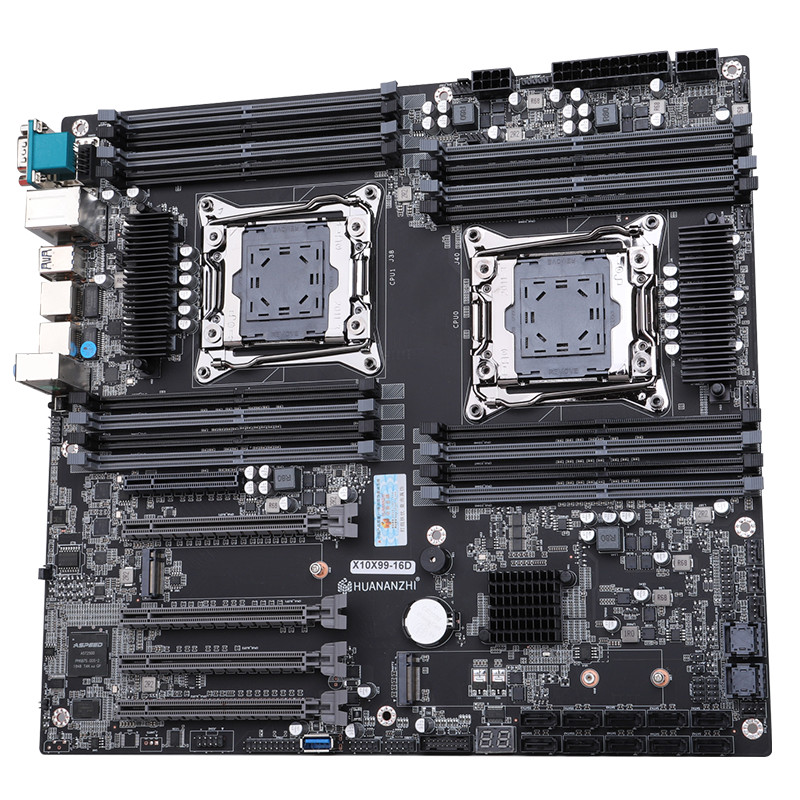 X10X99-16D Dual CPU Motherboard E-ATX, Intel LGA2011-3, 16 x DDR4 Memory Slot